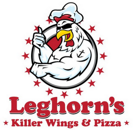 LEGHORN'S KILLER WINGS & PIZZA logo