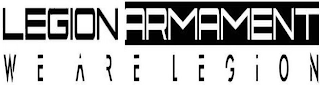 LEGION ARMAMENT WE ARE LEGION logo