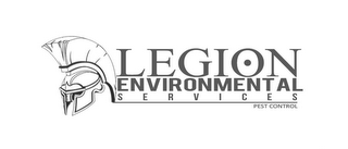 LEGION ENVIRONMENTAL S E R V I C E S PEST CONTROL logo