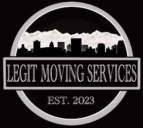 LEGIT MOVING SERVICES EST. 2023 logo
