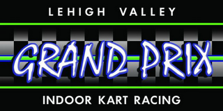 LEHIGH VALLEY GRAND PRIX INDOOR KART RACING logo