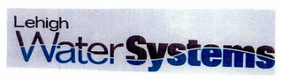 LEHIGH WATER SYSTEMS logo