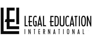 LEI LEGAL EDUCATION INTERNATIONAL logo