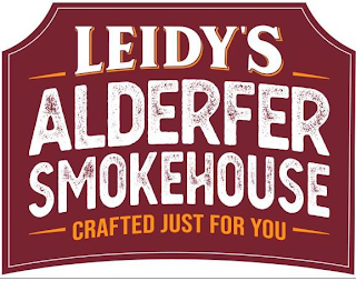 LEIDY'S ALDERFER SMOKEHOUSE CRAFTED JUST FOR YOU logo