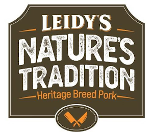 LEIDY'S NATURE'S TRADITION HERITAGE BREED PORK logo