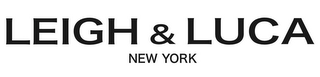 LEIGH & LUCA NEW YORK logo