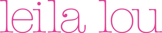 LEILA LOU logo