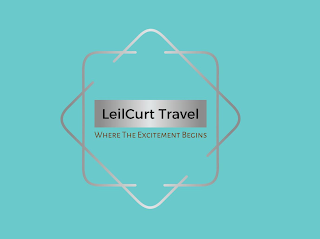 LEILCURT TRAVEL WHERE THE EXCITEMENT BEGINS logo