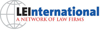 LEINTERNATIONAL A NETWORK OF LAW FIRMS logo