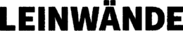 LEINWÄNDE logo