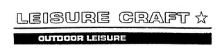 LEISURE CRAFT OUTDOOR LEISURE logo
