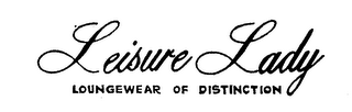 LEISURE LADY LOUNGEWEAR OF DISTINCTION logo