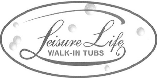 LEISURE LIFE WALK-IN TUBS logo