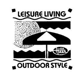 LEISURE LIVING HILLS OUTDOOR STYLE logo