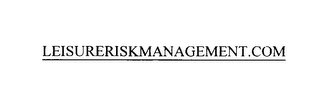 LEISURERISKMANAGEMENT.COM logo