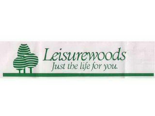 LEISUREWOODS JUST THE LIFE FOR YOU. logo
