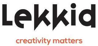 LEKKID CREATIVITY MATTERS logo