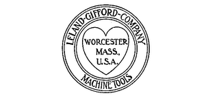 LELAND-GIFFORD-COMPANY MACHINE TOOLS WORCESTER MASS. USA logo