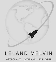 LELAND MELVIN ASTRONAUT S.T.E.A.M. EXPLORER logo