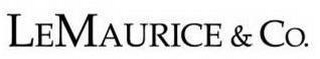 LEMAURICE & CO. logo
