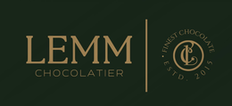LEMM CHOCOLATIER LC • FINEST CHOCOLATE ESTD. 2015 logo