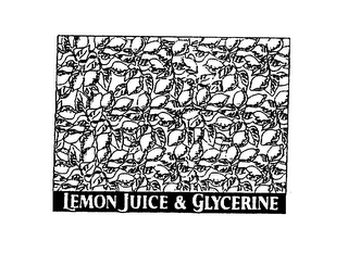 LEMON JUICE & GLYCERINE logo