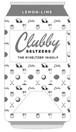 LEMON-LIME CLUBBY SELTZERS THE #1 SELTZER IN GOLF logo
