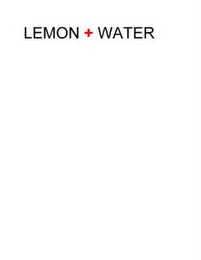 LEMON + WATER logo