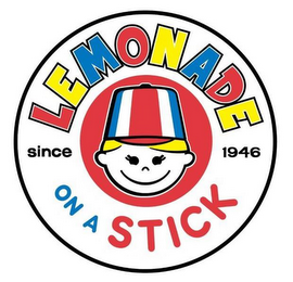 LEMONADE ON A STICK SINCE 1946 logo