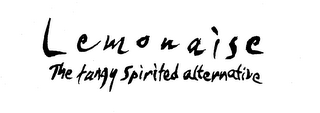 LEMONAISE THE TANGY SPIRITED ALTERNATIVE logo