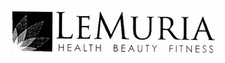 LEMURIA HEALTH BEAUTY FITNESS logo