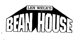 LEN WELK'S BEAN HOUSE logo