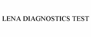 LENA DIAGNOSTICS TEST logo
