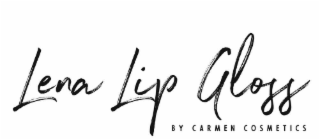 LENA LIP GLOSS BY CARMEN COSMETICS logo