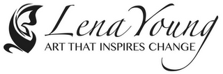 LENA YOUNG ART THAT INSPIRES CHANGE logo