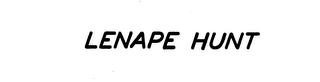 LENAPE HUNT logo