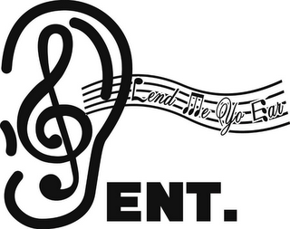 LEND ME YO EAR ENT. logo
