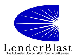 LENDERBLAST ONE AUTOMATED SOURCE..200+ COMMERCIAL LENDERS logo