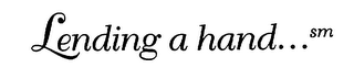 LENDING A HAND... logo