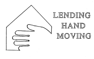 LENDING HAND MOVING logo