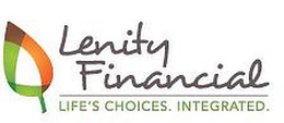 LENITY FINANCIAL. LIFE'S CHOICES. INTEGRATED. logo