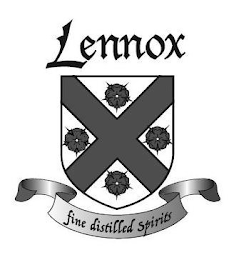 LENNOX FINE DISTILLED SPIRITS logo