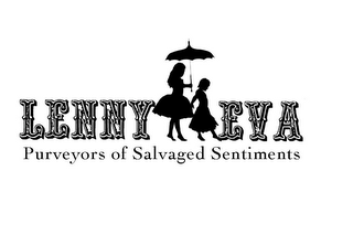 LENNY EVA PURVEYORS OF SALVAGED SENTIMENTS logo