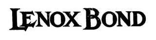 LENOX BOND logo