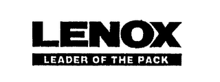 LENOX LEADER OF THE PACK logo