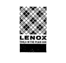 LENOX TOOLS IN THE PLAID BOX logo