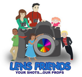 LENS FRIENDS YOUR SHOTS ... OUR PROPS logo