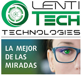 LENTITECH TECHNOLOGIES LA MEJOR DE LAS MIRADAS logo