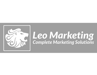 LEO MARKETING COMPLETE MARKETING SOLUTIONS logo