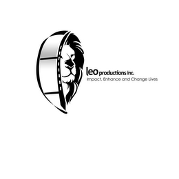 LEO PRODUCTIONS INC. IMPACT, ENHANCE, AND CHANGE LIVES logo
